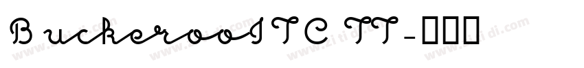 BuckerooITC TT字体转换